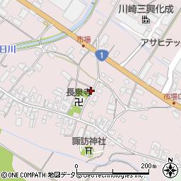 滋賀県甲賀市土山町市場187周辺の地図