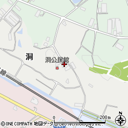 兵庫県三田市洞224周辺の地図