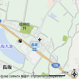 兵庫県三田市長坂143周辺の地図