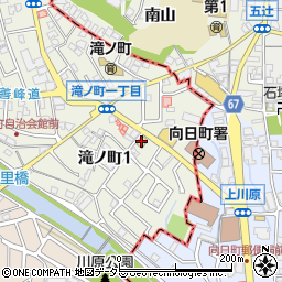 ガスト長岡京店周辺の地図