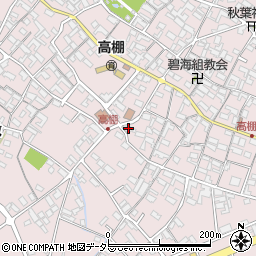 愛知県安城市高棚町郷250周辺の地図