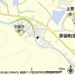 兵庫県姫路市夢前町護持470周辺の地図