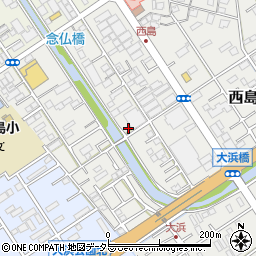 静岡県静岡市駿河区西島808周辺の地図