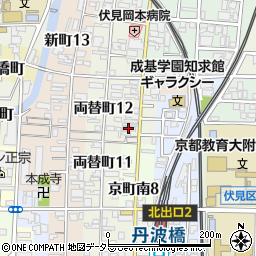 ぽぷら介護伏見センター周辺の地図