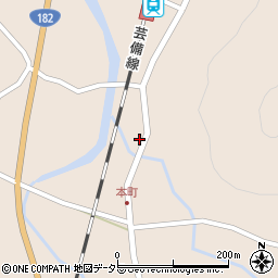 岡山県新見市哲西町矢田405-2周辺の地図