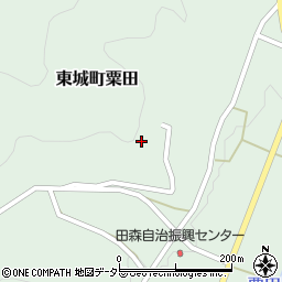 広島県庄原市東城町粟田1416周辺の地図