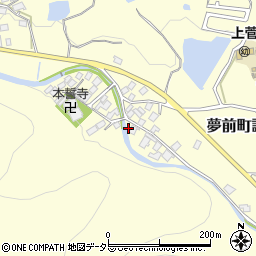 兵庫県姫路市夢前町護持470-1周辺の地図