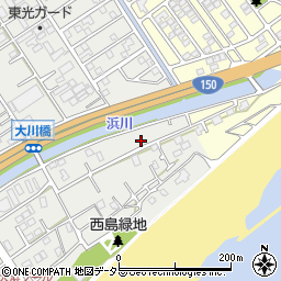 静岡県静岡市駿河区西島1178周辺の地図
