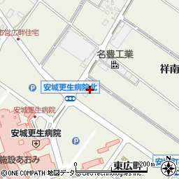 ファミリーマート安城更生病院前店周辺の地図