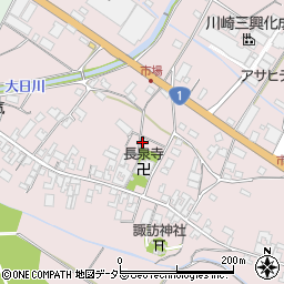 滋賀県甲賀市土山町市場188周辺の地図