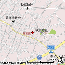 愛知県安城市高棚町郷471周辺の地図
