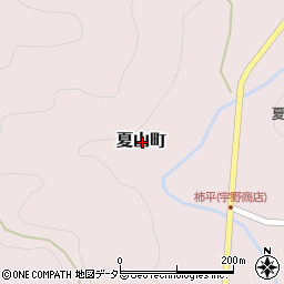 愛知県岡崎市夏山町周辺の地図