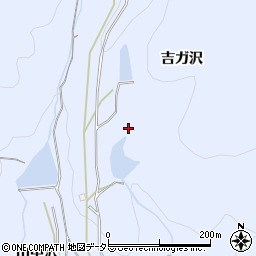 愛知県岡崎市小美町吉ガ沢周辺の地図