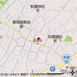 愛知県安城市高棚町郷439-1周辺の地図
