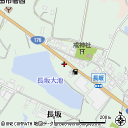 兵庫県三田市長坂272周辺の地図