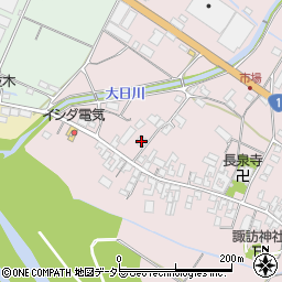 滋賀県甲賀市土山町市場287周辺の地図