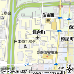京都府京都市伏見区舞台町周辺の地図