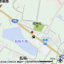 兵庫県三田市長坂274周辺の地図