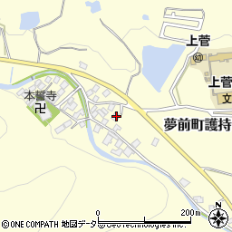 兵庫県姫路市夢前町護持473周辺の地図
