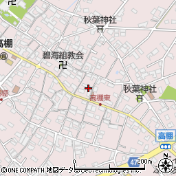 愛知県安城市高棚町郷416周辺の地図