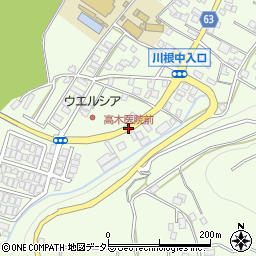 高木医院前周辺の地図