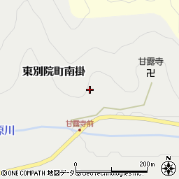 京都府亀岡市東別院町南掛中山周辺の地図