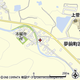 兵庫県姫路市夢前町護持472周辺の地図