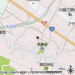 滋賀県甲賀市土山町市場209周辺の地図