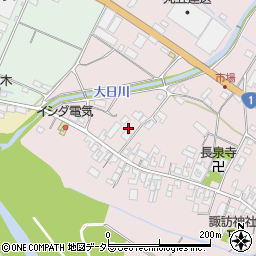 滋賀県甲賀市土山町市場288周辺の地図