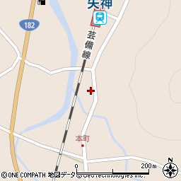 岡山県新見市哲西町矢田405周辺の地図