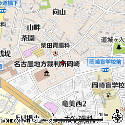 バンベール明大寺周辺の地図