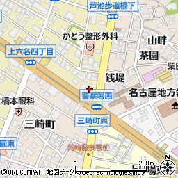 名鉄協商岡崎南明大寺町駐車場周辺の地図