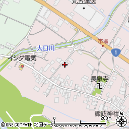 滋賀県甲賀市土山町市場265周辺の地図