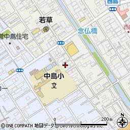 静岡県静岡市駿河区西島894-4周辺の地図