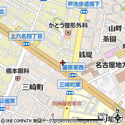 東海労働金庫岡崎支店周辺の地図