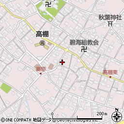 愛知県安城市高棚町郷316周辺の地図