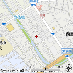 静岡県静岡市駿河区西島813周辺の地図