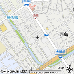 静岡県静岡市駿河区西島805-1周辺の地図