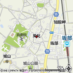 愛知県知多郡阿久比町卯坂英比周辺の地図