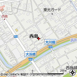 静岡県静岡市駿河区西島674-5周辺の地図