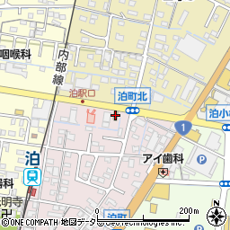 すき家四日市泊店周辺の地図