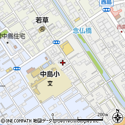静岡県静岡市駿河区西島894-3周辺の地図