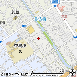 静岡県静岡市駿河区西島876周辺の地図