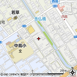 静岡県静岡市駿河区西島876周辺の地図