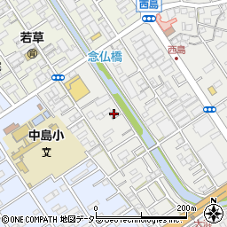 静岡県静岡市駿河区西島860周辺の地図
