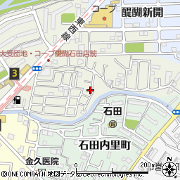 京都府京都市伏見区石田大受町31-15周辺の地図