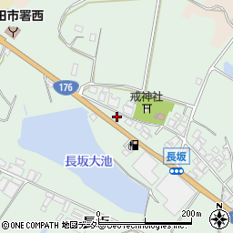 兵庫県三田市長坂268周辺の地図