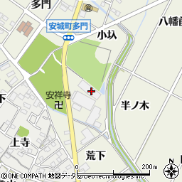 愛知県安城市安城町荒下27周辺の地図
