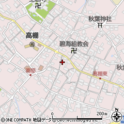 愛知県安城市高棚町郷318周辺の地図