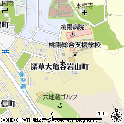 桃陽寮周辺の地図